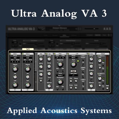 [模拟合成器]Applied Acoustics Systems Ultra Analog VA 3