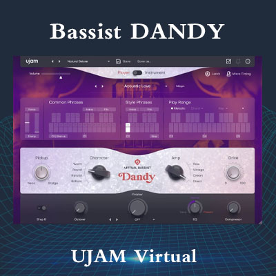 [虚拟贝斯手]UJAM Virtual Bassist DANDY