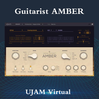 [钢弦木吉他]UJAM Virtual Guitarist AMBER