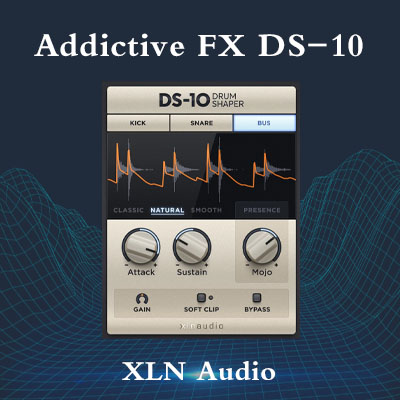 [鼓式瞬态成型机]XLN Audio Addictive FX DS-10 1.05