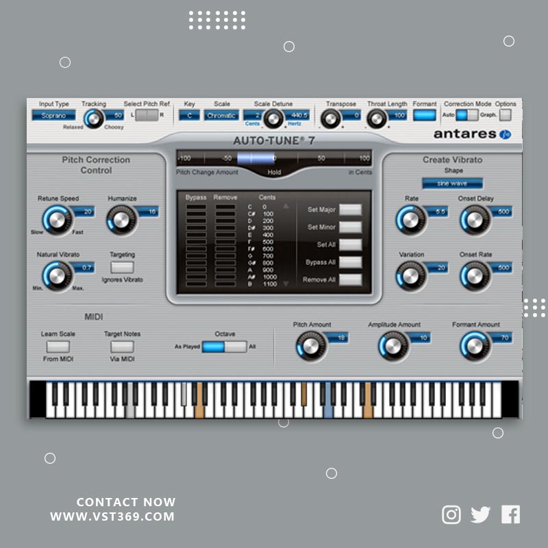 [人声处理插件] Auto-Tune7 MAC专用版支持最新系统