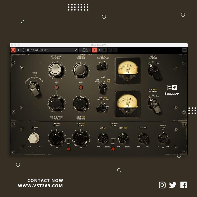 [电子管压缩器]Overloud Gem Comp 670 1.1.0