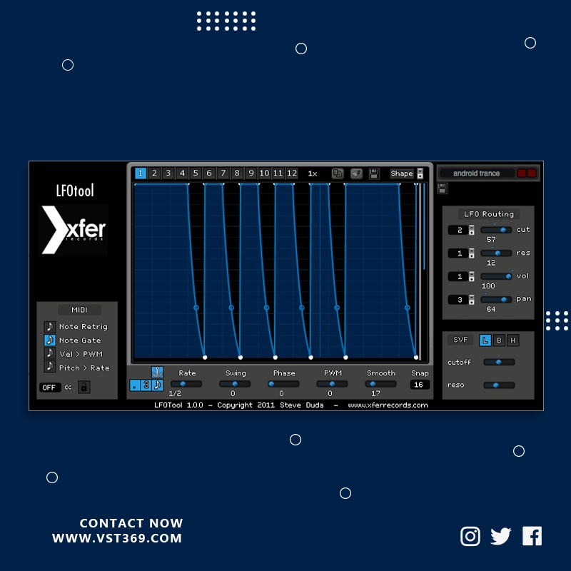 [FX工具插件]Xfer Records LFO Tool 1.768