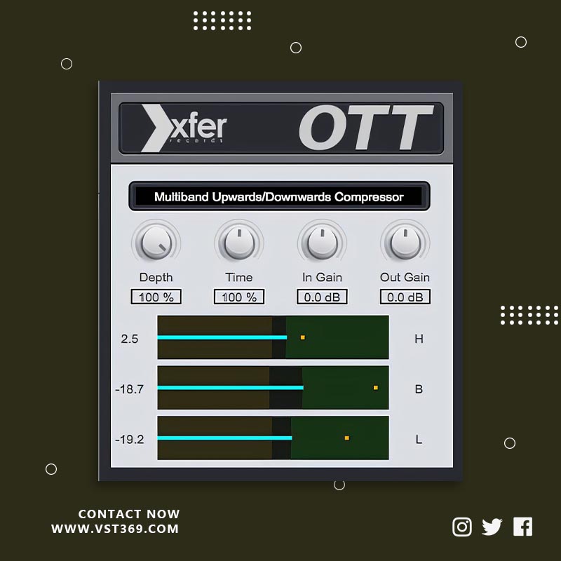 [多频段压缩器]Xfer Records OTT 1.2