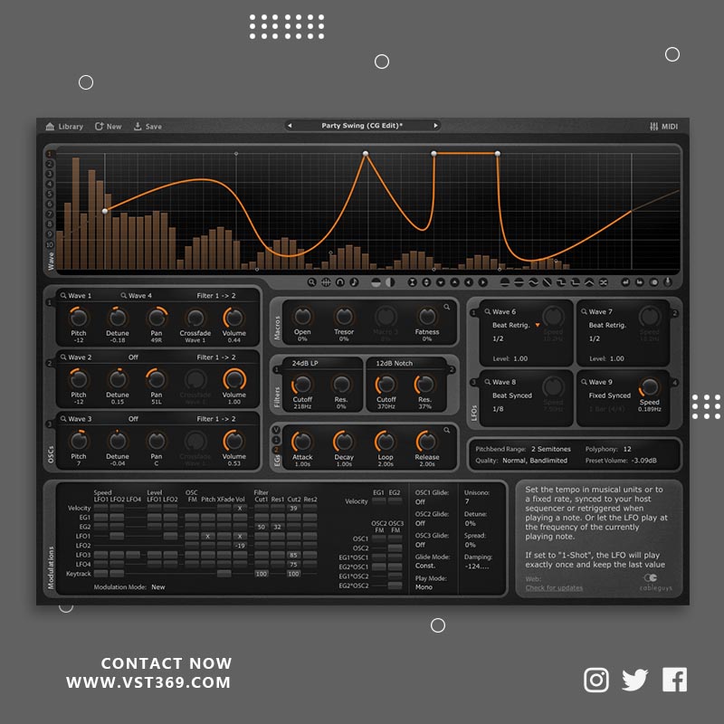 [创意合成器]Cableguys Curve 2.6.2