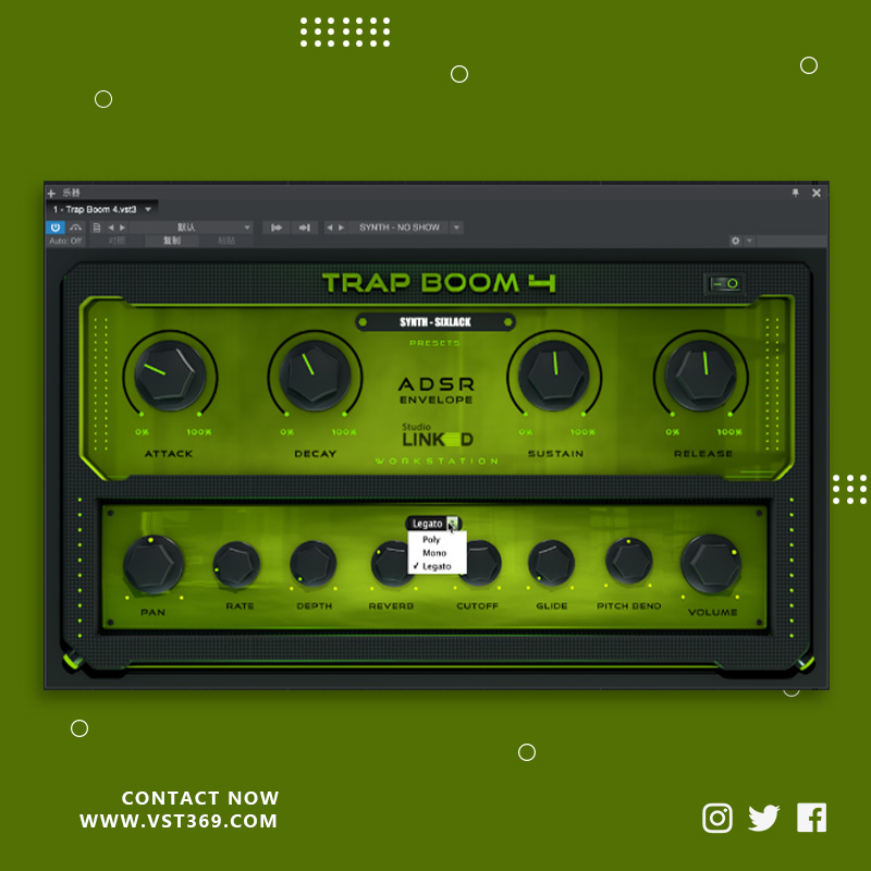 [综合合成器]StudioLinked Trap Boom 4 1.0.0