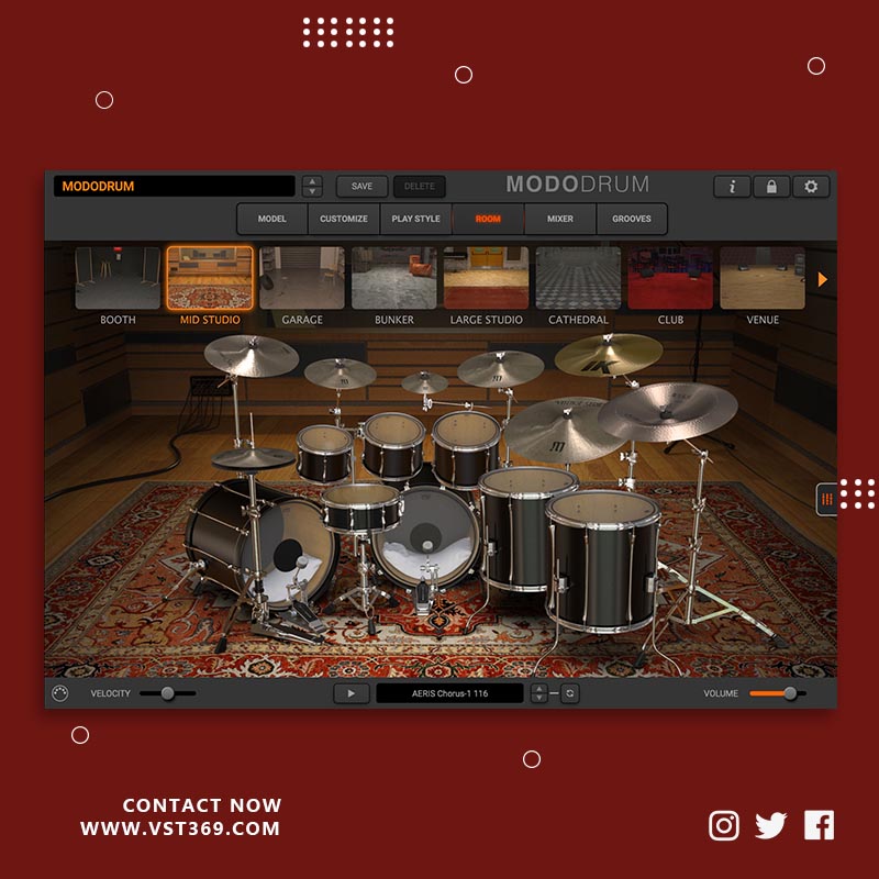 [建模鼓虚拟乐器]IK Multimedia MODO Drum 1.5.0