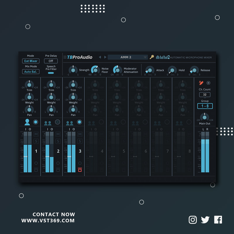 [自动麦克风混音效果]TBProAudio AMM2 2.0.10