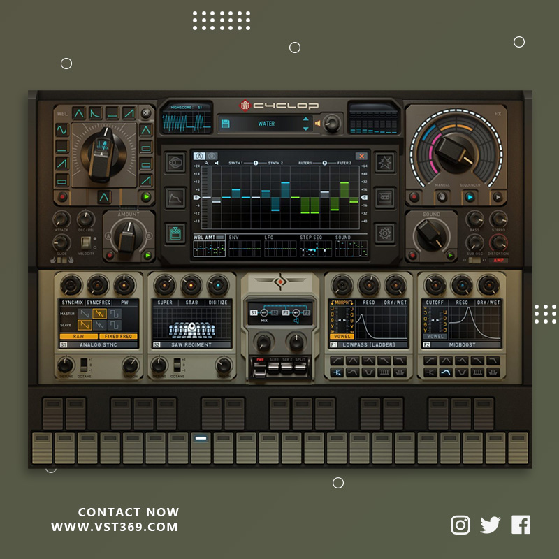 [合成器音源软件]Sugar Bytes Cyclop 1.3.1