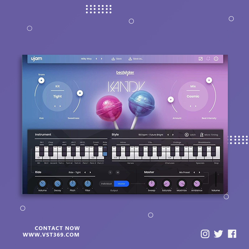 [虚拟鼓机]UJAM Beatmaker KANDY 2.1.3