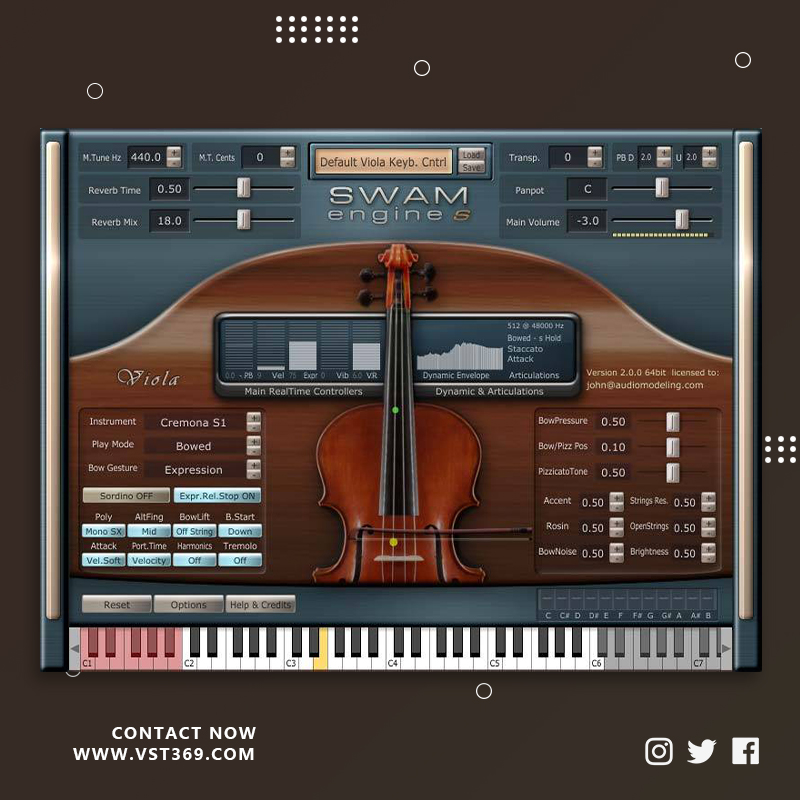 [中提琴]Audio Modelling SWAM Engine  Viola