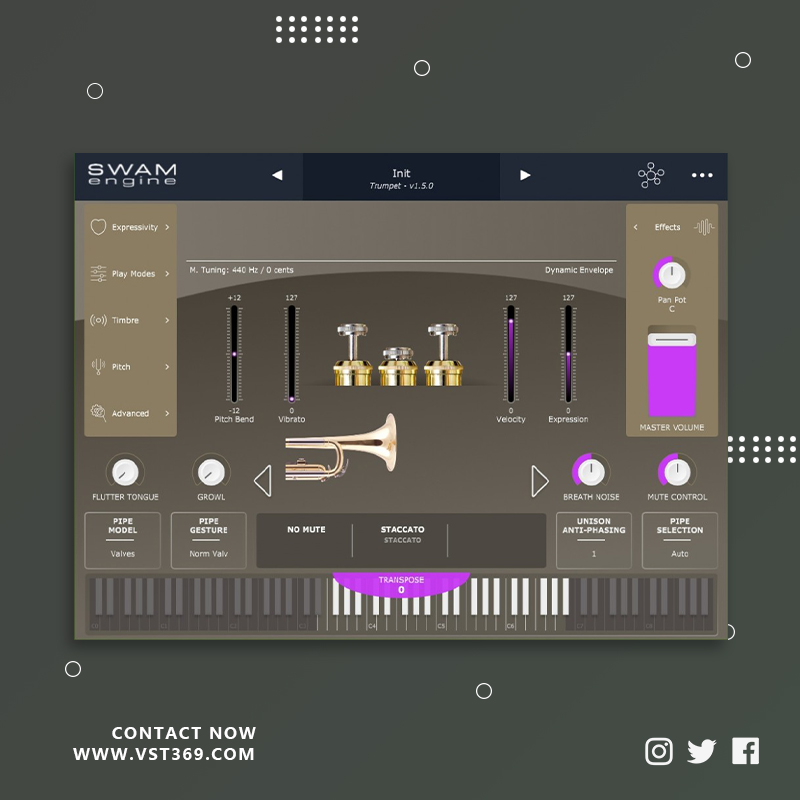 [铜管乐器]Audio Modelling SWAM Engine Solo Brass Bundle 1.6.2