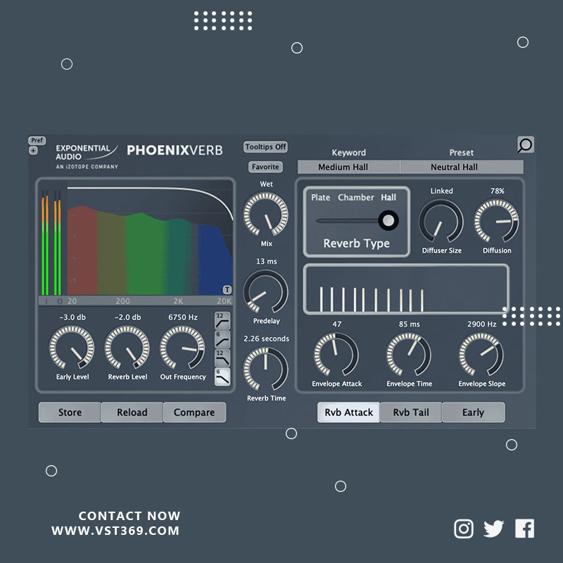 [混响插件] Izotope Exponential Audio PhoenixVerb 6.0.0