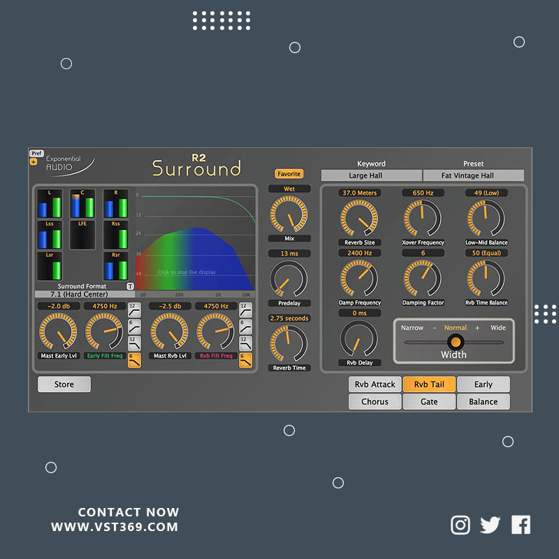 [密集调制混响]-Izotope Exponential AudioR2.Surround v4.0.0