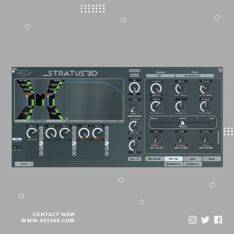 [3D环绕沉浸式混响]Izotope Exponential Audio Stratus 3D 3.0.0