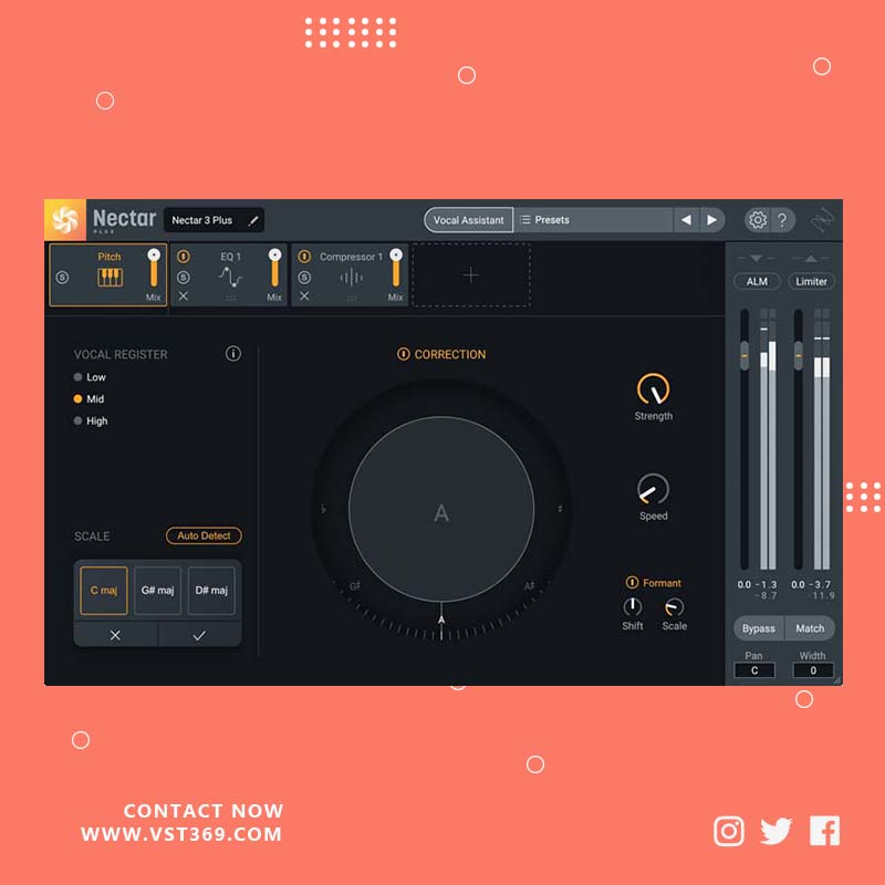 [人声混音插件]Izotope Nectar 3 Plus 3.6.2