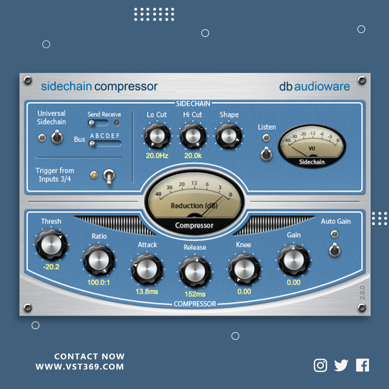 [压缩器] SIDECHAIN COMPRESSOR 1.1.0