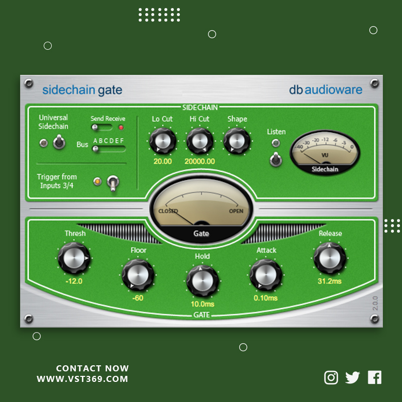 [过滤器] SIDECHAIN GATE 1.1.0