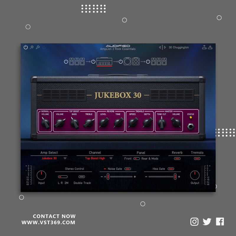 [吉他效果器] Audified AmpLion 2 Rock Essentials 2.0.0