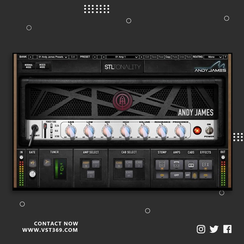 [吉他效果器] STL Tonality Andy James 1.0.1