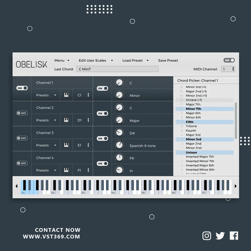 [MIDI和弦器] FrozenPlain Obelisk 1.1.6