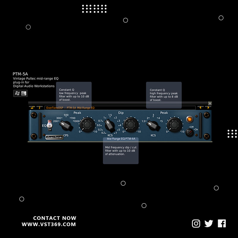 [复古仿真均衡器] OverTone DSP PTM-5A 3.0.2