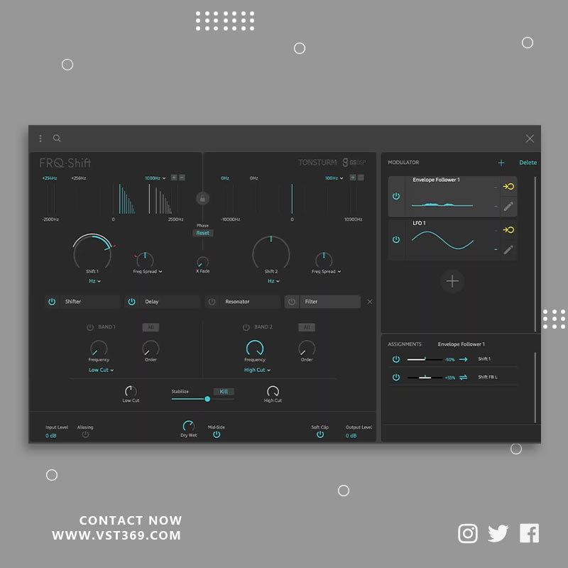 [双频率变换引擎] Tonstrum FRQ Shift  1.0.1