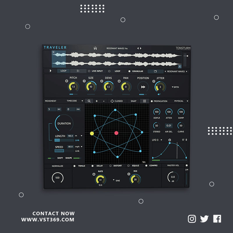 [多普勒效果器] Tonstrum TRAVELER 1.1.2