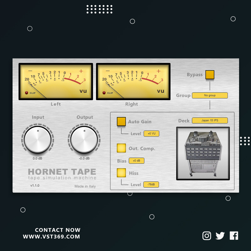 [磁带仿真插件]HoRNet Tape 1.2.0