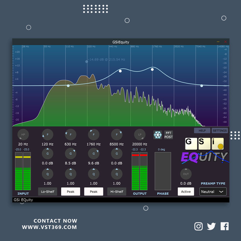 [均衡器] Genuine Soundware EQuity 1.0.0