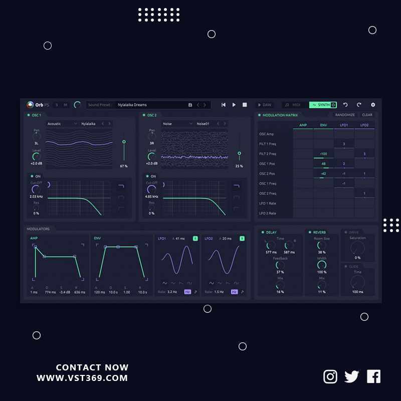 [波表合成器插件] Hexachords Orb Synth v1.0.4