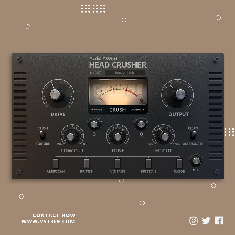 [让音色更猛的效果器] Audio Assault Head Crusher 1.6