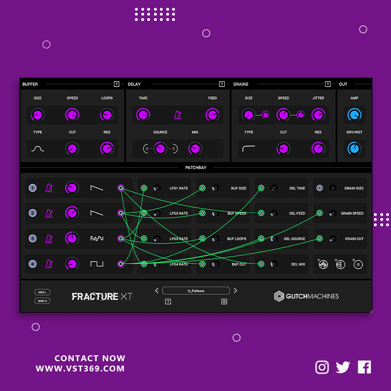 [粒子缓冲效果器] GlitchMachines Fracture XT  1.0