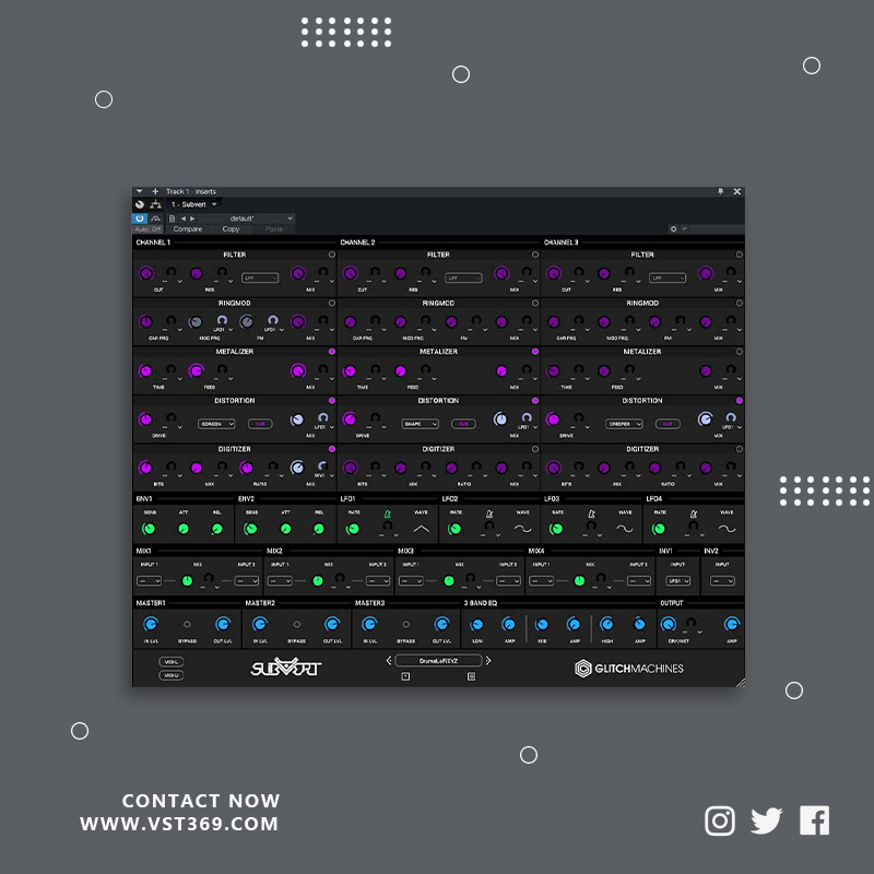 [效果器插件] Glitchmachines Subvert  1.2