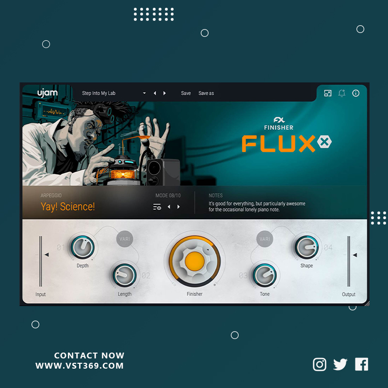 [LFO调制]UJAM Finisher FLUXX 1.0.0