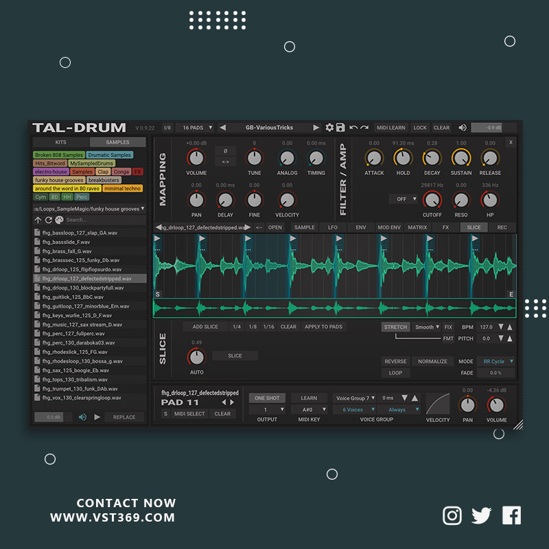 [鼓音频采样器] Togu Audio Line TAL-Drum 1.1.2