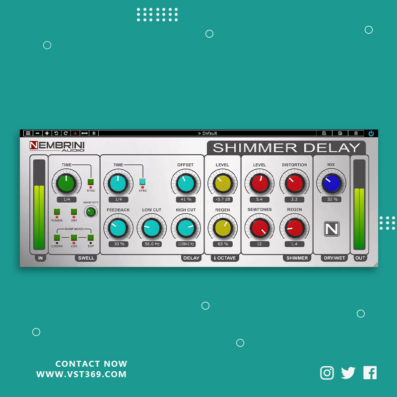 [延迟效果器插件] Nembrini Audio NA Shimmer Delay  1.0.0