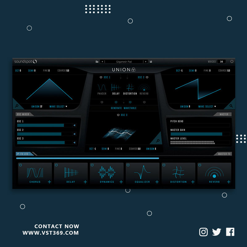 [模拟模型振荡器] SoundSpot Union Banks Bundle 1.0.0