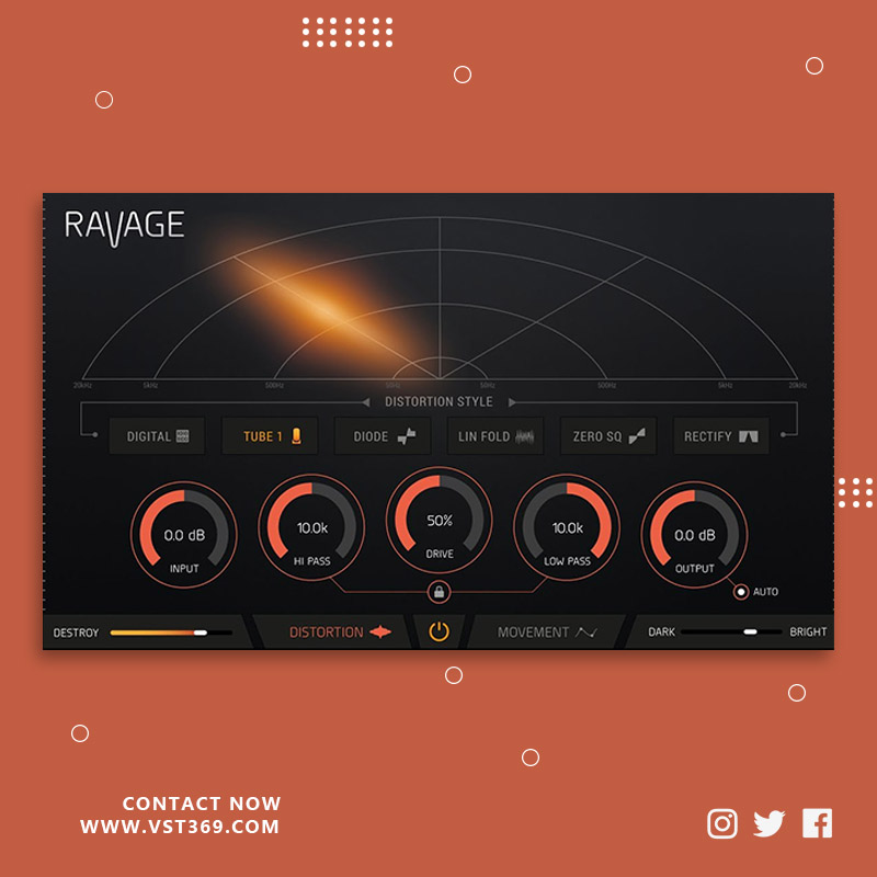 [失真效果器插件] SoundSpot Ravage Lite Distortion FX  1.0.2