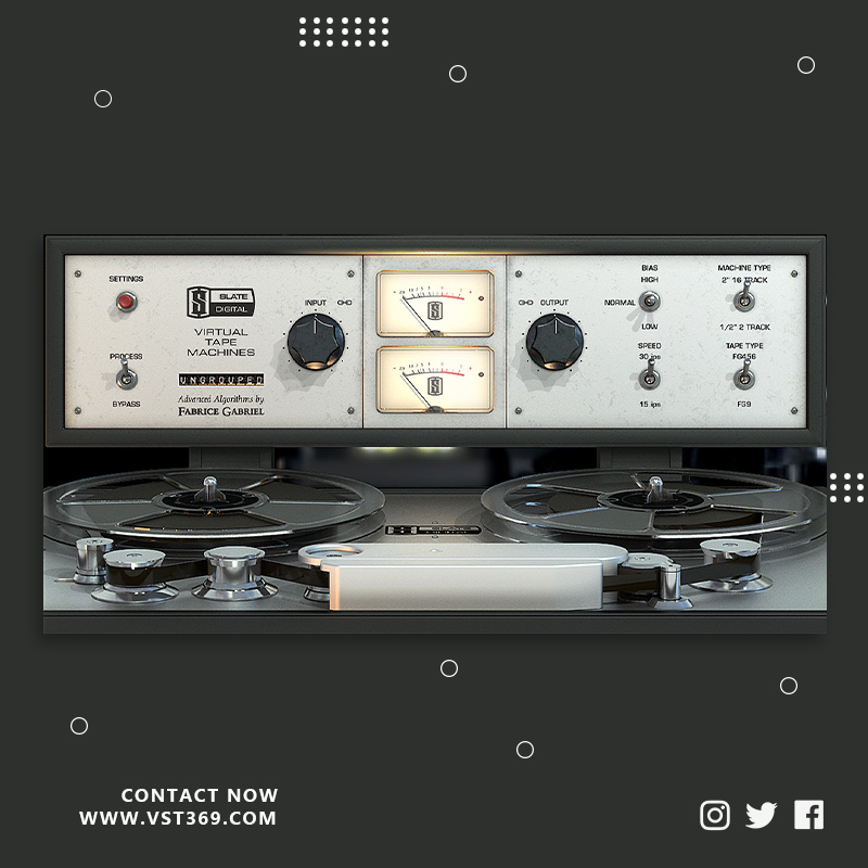 [板岩磁带模拟插件] Slate Digital Virtual Tape Machines 1.1.17