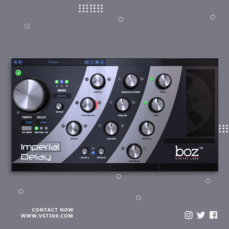 [延迟多重效果器] Boz Digital Labs Imperial Delay  1.5.11