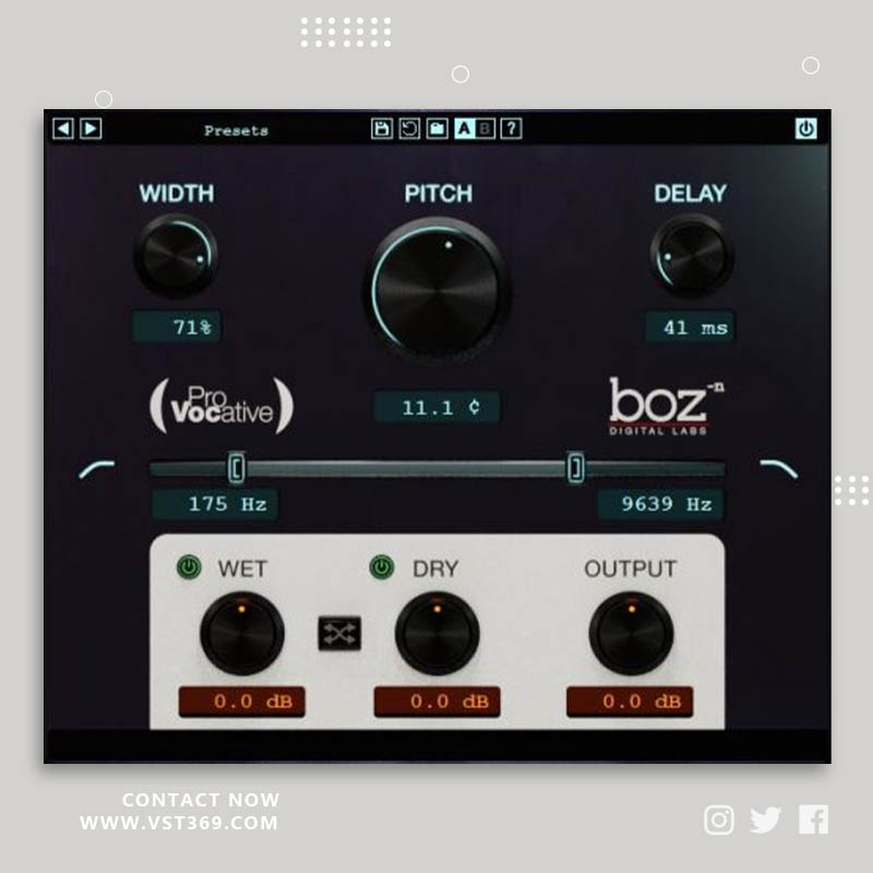 [效果器] Boz Digital Labs ProVocative 1.0.3