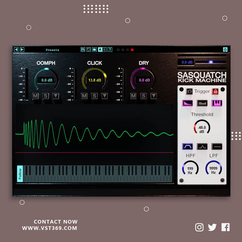 [鼓低增强插件] Boz Digital Labs Sasquatch Kick Machine 2.0.5