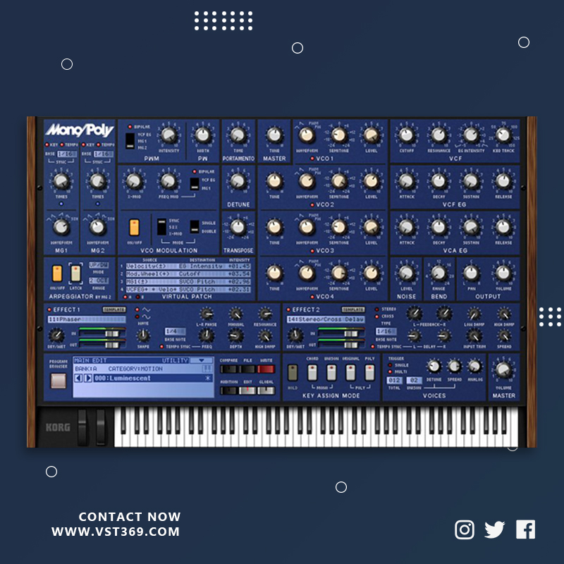 [模拟乐器] KORG Legacy Collection Polysix 2.3.1