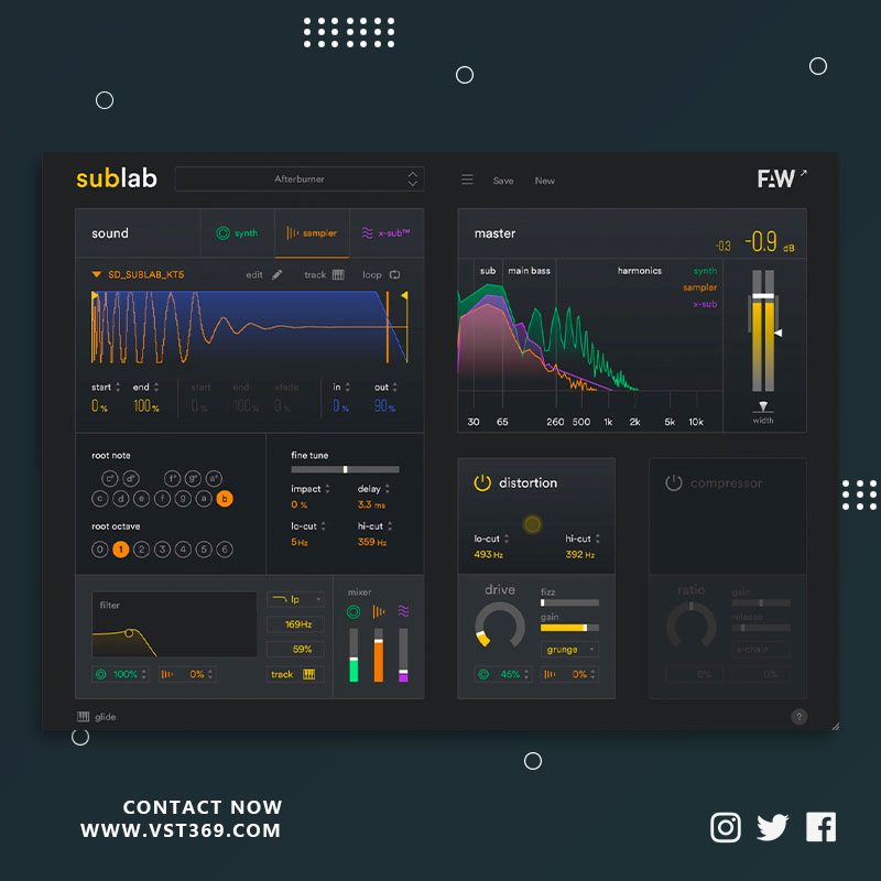 [808低音合成器] FAW SubLab 1.1.2