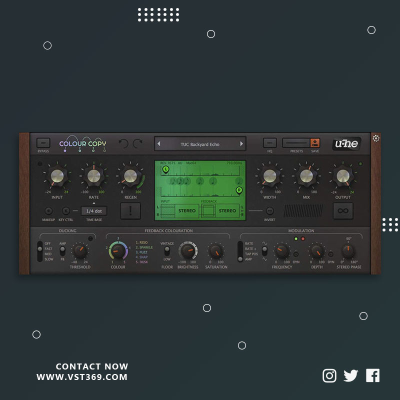 [虚拟模拟效果器] U-he Colour Copy 1.0.1