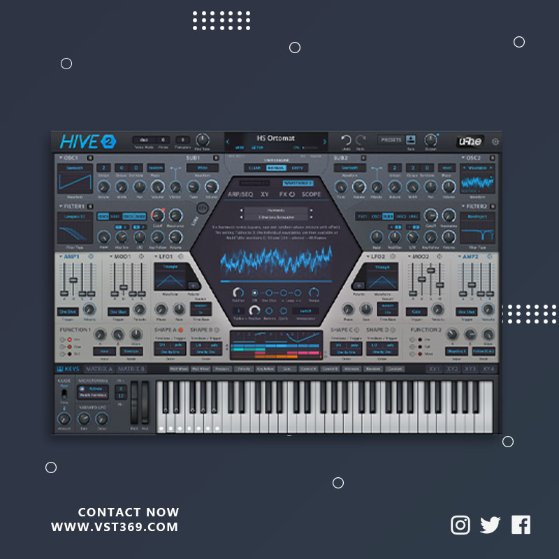 [轻量级合成器] u-he Hive 2.1.1