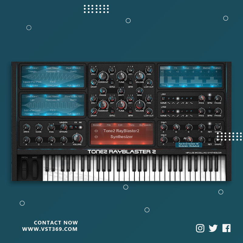 [合成器插件] Tone2 RayBlaster 2.6.0