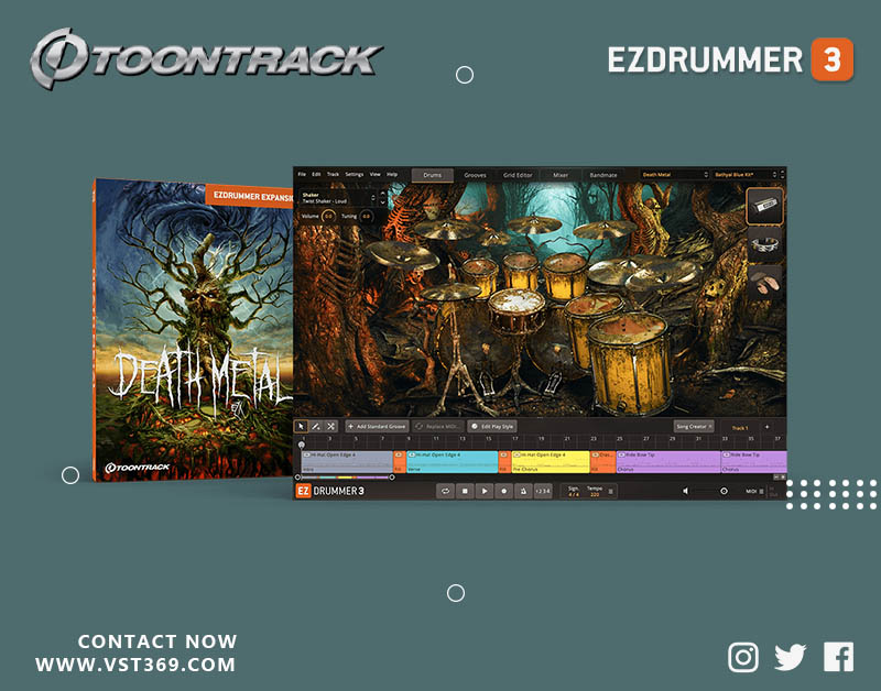 【EZ鼓音源】Death Metal 死亡金属架子鼓